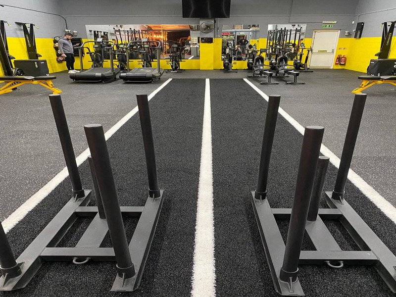 Close-up opname van Hyrox grastextuur en poolhoogte